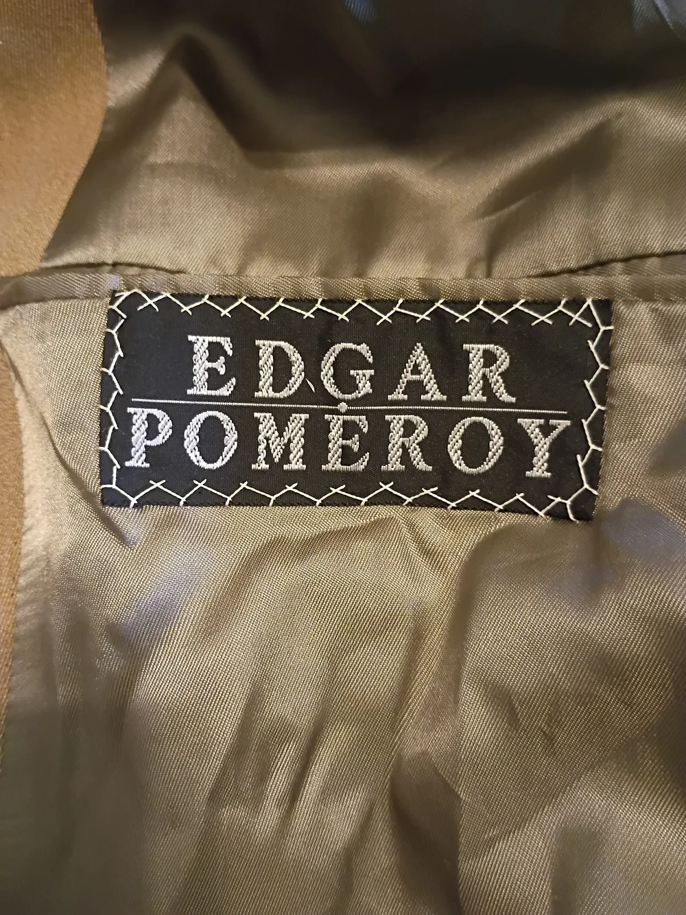 VTG Edward Pomeroy Classic Men's Long Trench Coat in Tan 2XLT‎
